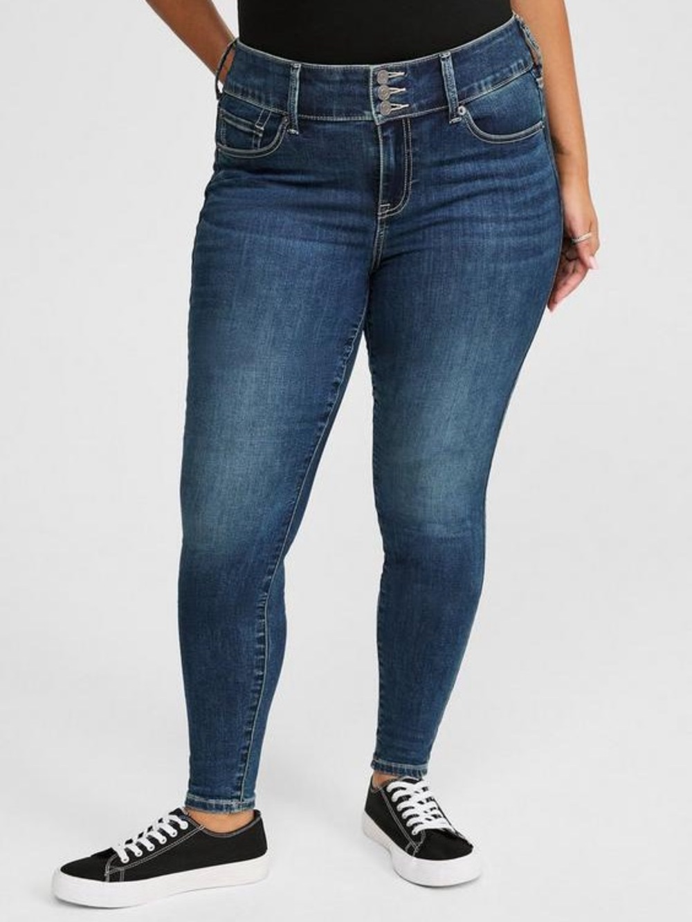 torrid Dark Blue High-Rise Skinny Jeans